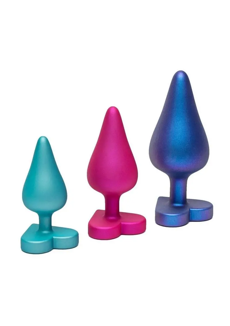 Romp Luster Silicone Anal Plug - Purple/Pink 1