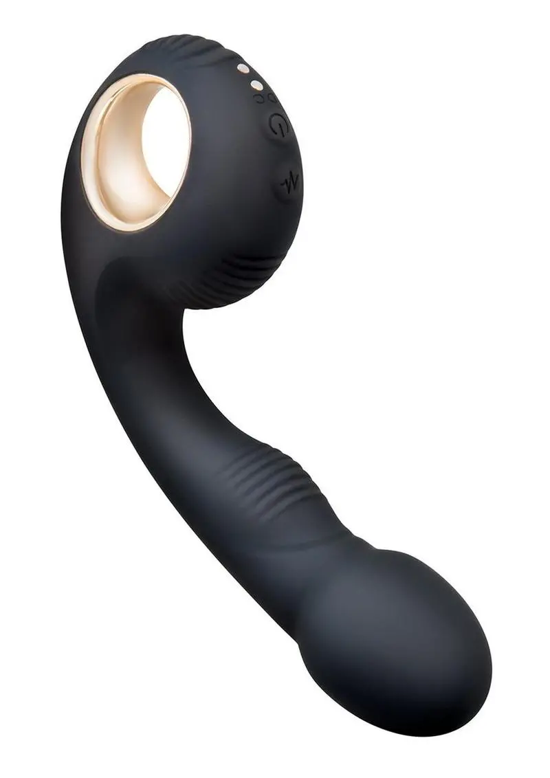 Bodywand G-Play Ergonomic Rechargeable Silicone Dual Motor Squirt Trainer Vibrator With Clitoral Stimulator 1