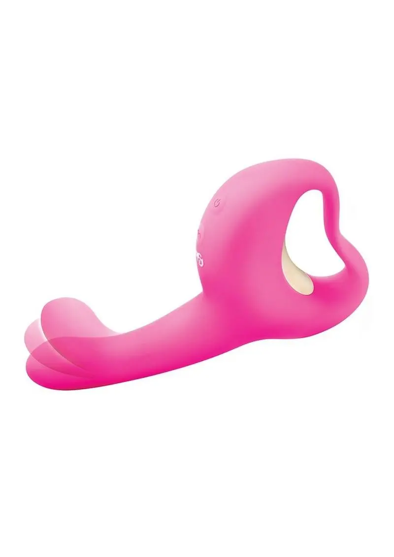 Bodywand G-Play Ultimate Ergonomic Rechargeable Silcone Come Hither Squirt Trainer With Clitoral Stimulator 1