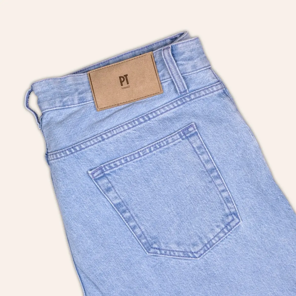 Bleach Washed Denim Modern Cut 1