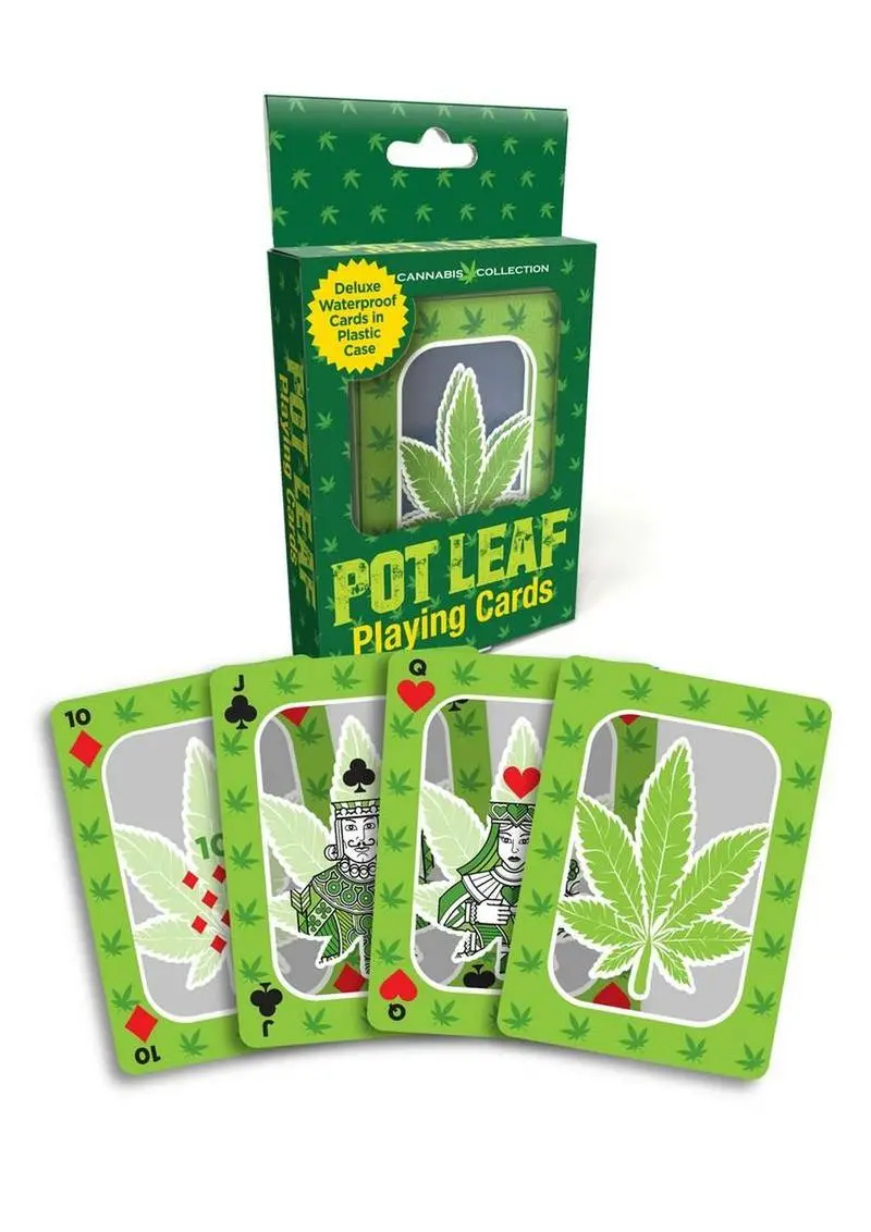 Pot Leaf Waterproof Playing Cards 1