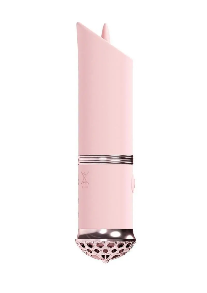 Loveline Luxe Silicone Rechargeable 10 Function Mini Lipstick Vibrator 1