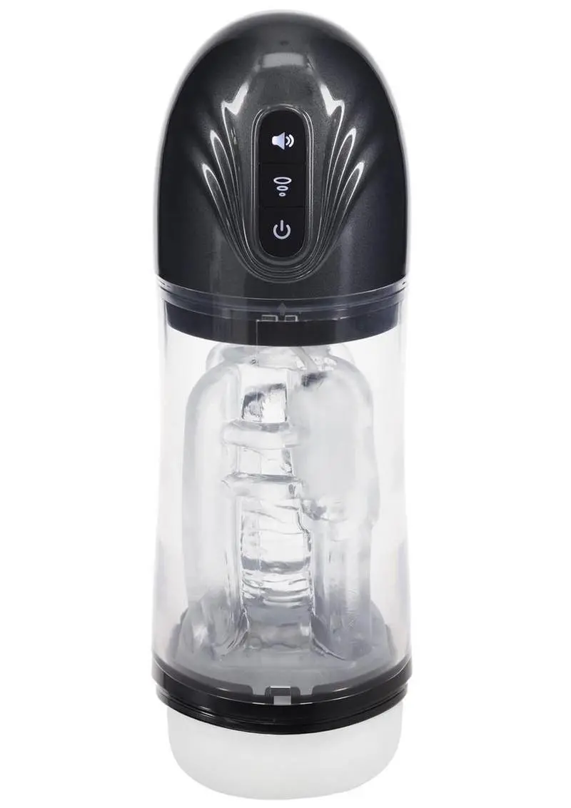 Pumped Sonicpull 10 Function Multimedia Enhanced Masturbator - Gun Metal 1
