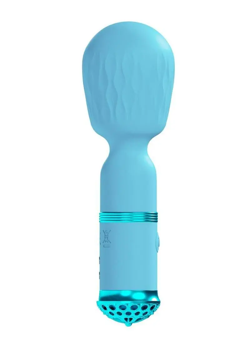 Loveline Velour 10 Function Rechargeable Silicone Mini-Wand 1