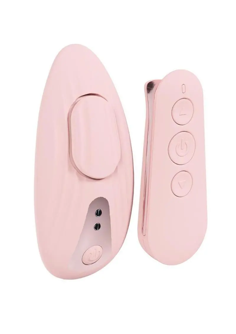 Loveline Celeste Rechargeable Silicone Panty Vibe With Remote - Pink 1