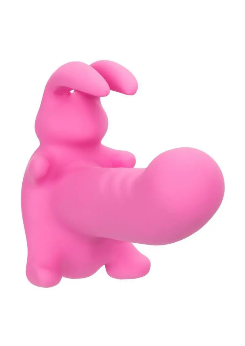 First Time Rechargeable Vibrating Bunny Dreams Rechargeable Silicone Vibrator With Clitoral Stimulator 1