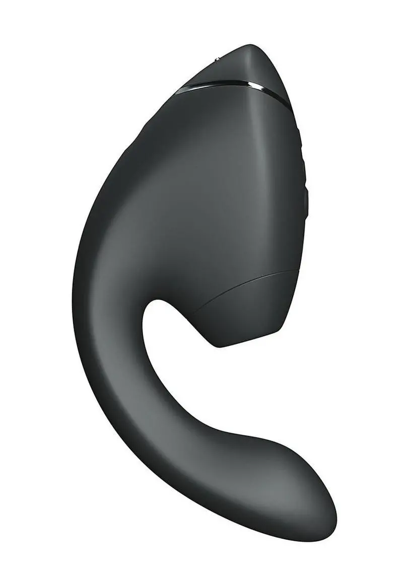 Womanizer Next Duo Rechargeable Silicone Dual G-Spot And Clitoral Stimulator - Black 1