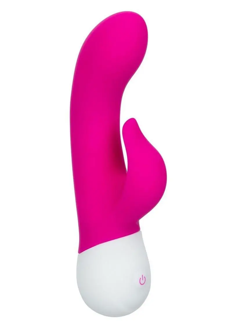 Basic Essentials Rechargeable Dual Pleaser Rechargeable Silicone Vibrator 1