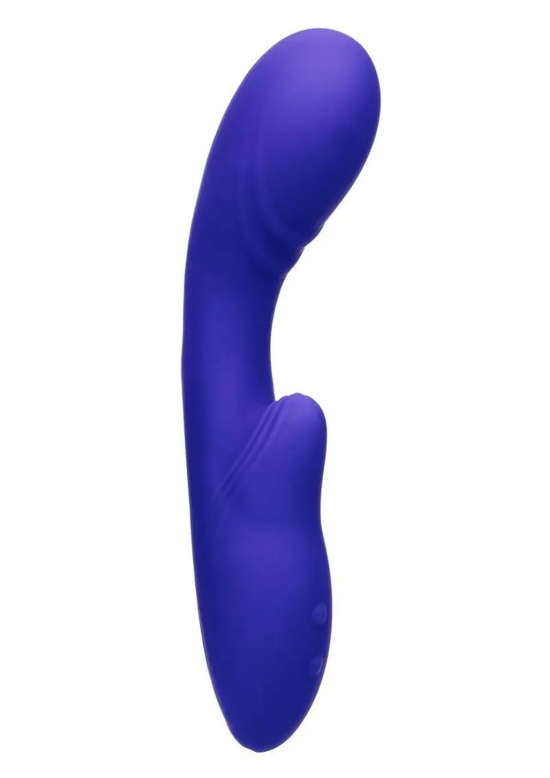 Rumbler Rumble G Rechargeable Silicone Dual Vibrator - Purple 1