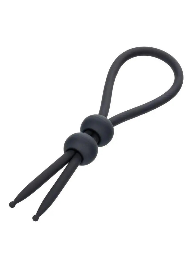 Alpha Liquid Silicone Dual Lasso - Black 1