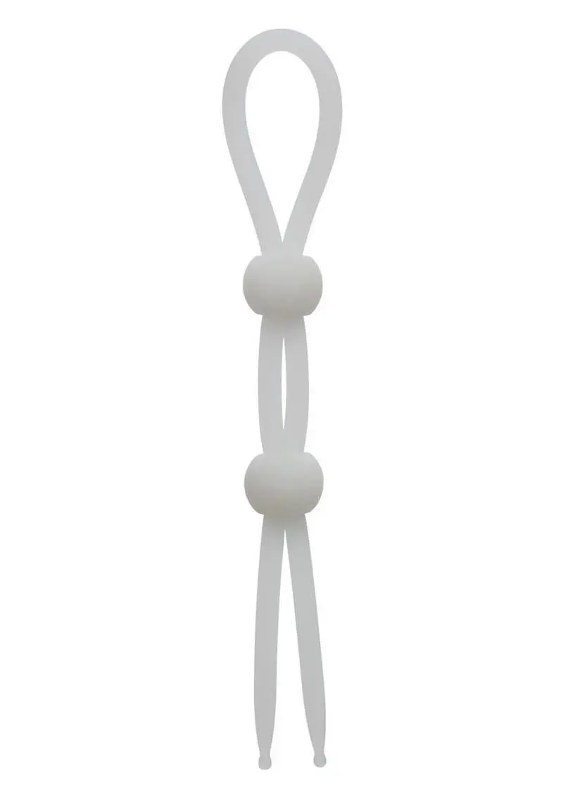 Alpha Liquid Silicone Dual Lasso - White 1