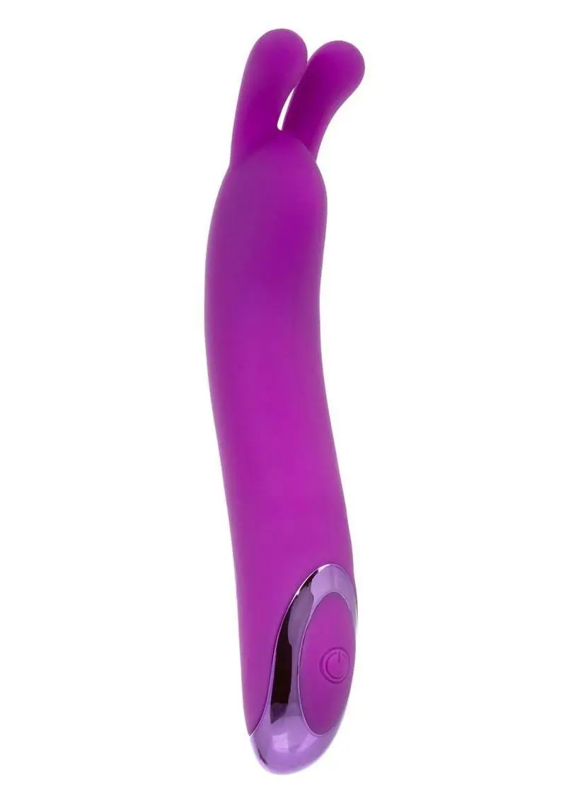 Kroma Turbo Rechargeable Silicone Bunny - Purple 1