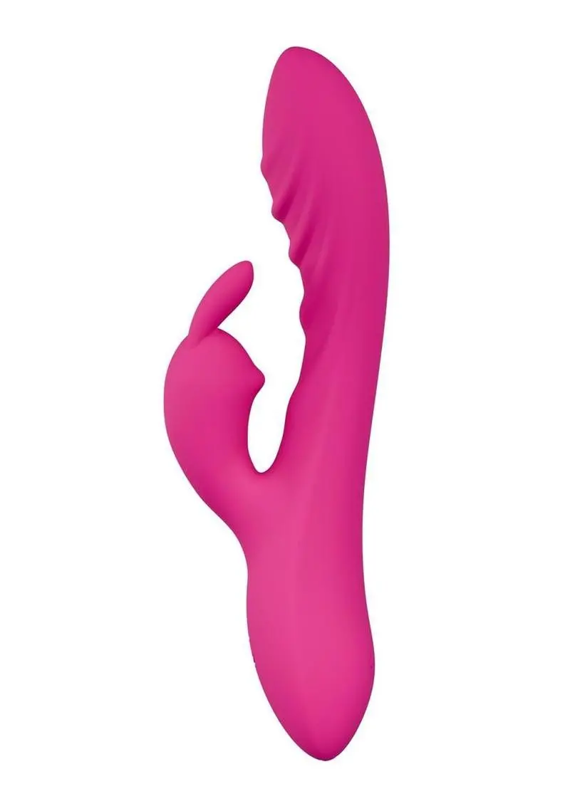 Sexy Things Wild Lust Rechargeable Silicone Rabbit Vibrator - Pink 1