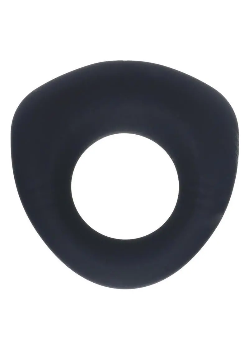 Levelz Sealed Liquid Silicone Rechargeable Vibrating Cock Ring - Black 1