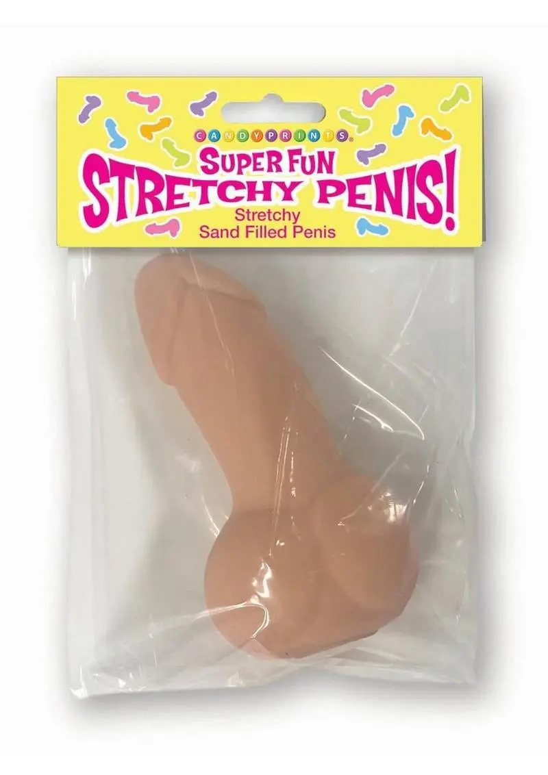 Super Fun Stretchy Sand Filled Penis - Vanilla 1