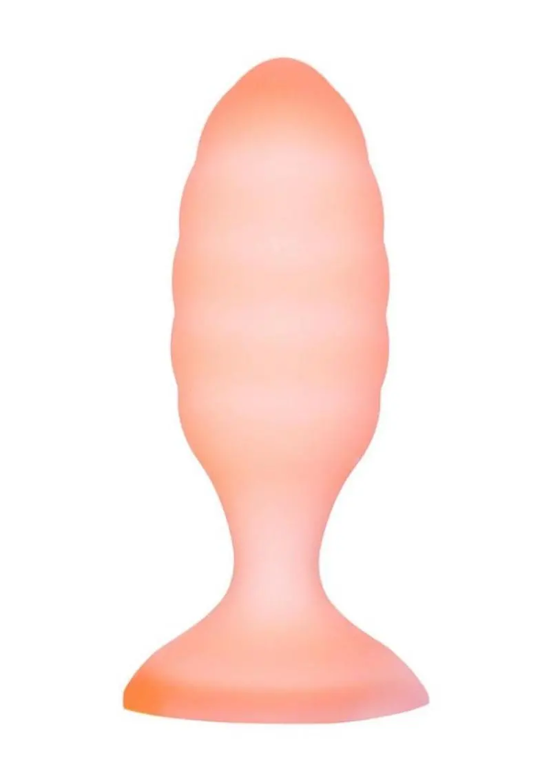 Softies Silicone Anal Plug 4In - Orange 1
