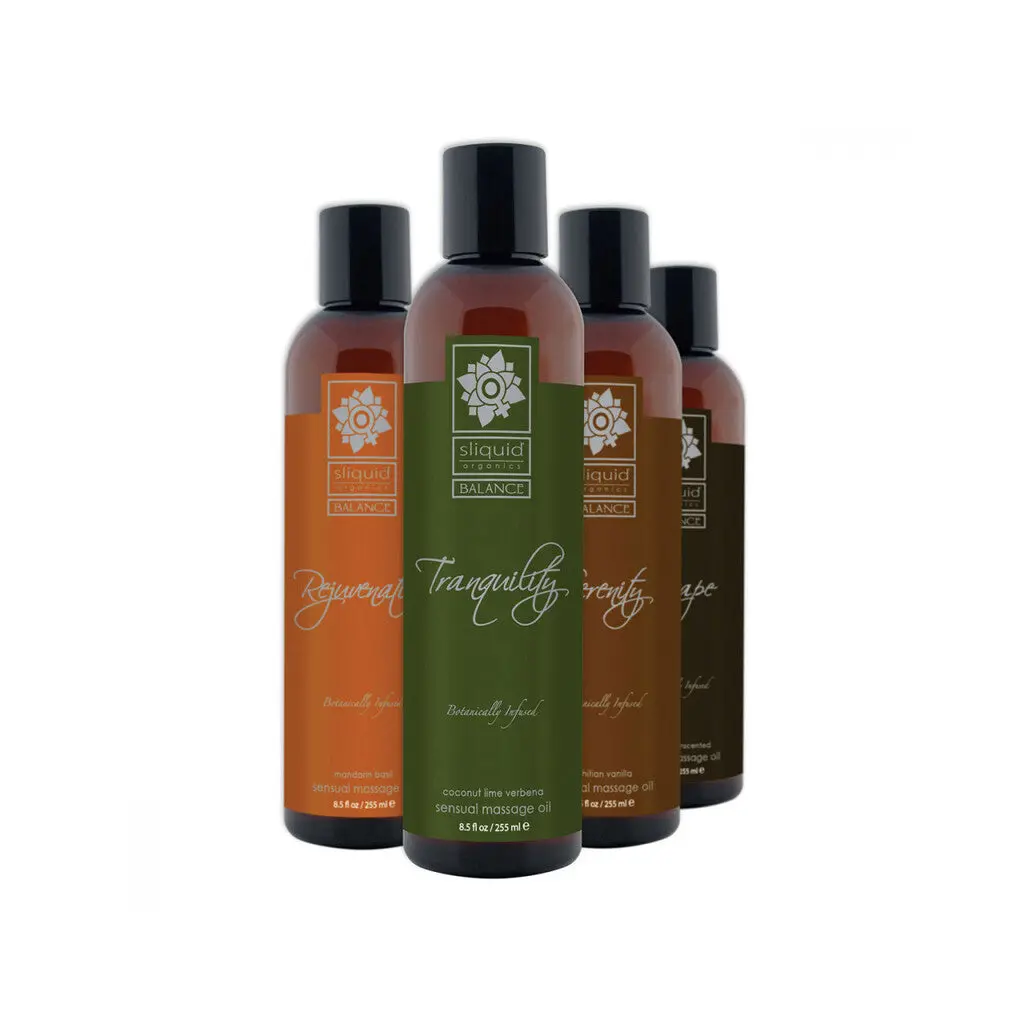 Sliquid Organic Massage Oil - 4.2Oz 1