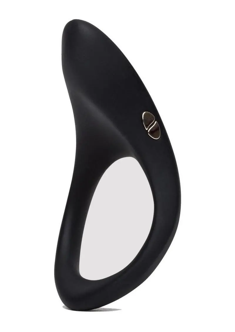 We-Vibe Verge 2 Rechargeable Silicone Vibrating Perineum Cock Ring - Black 1