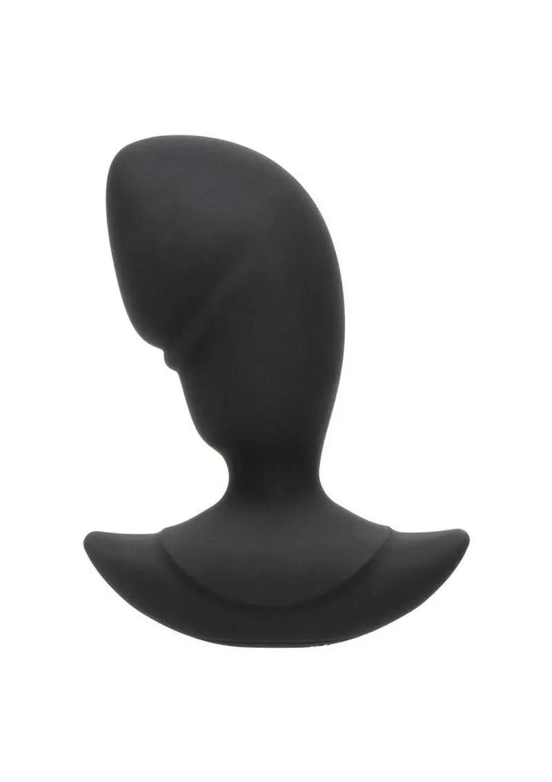 Rock Bottom Rumbling Stud Rechargeable Silicone Anal Probe - Black 1