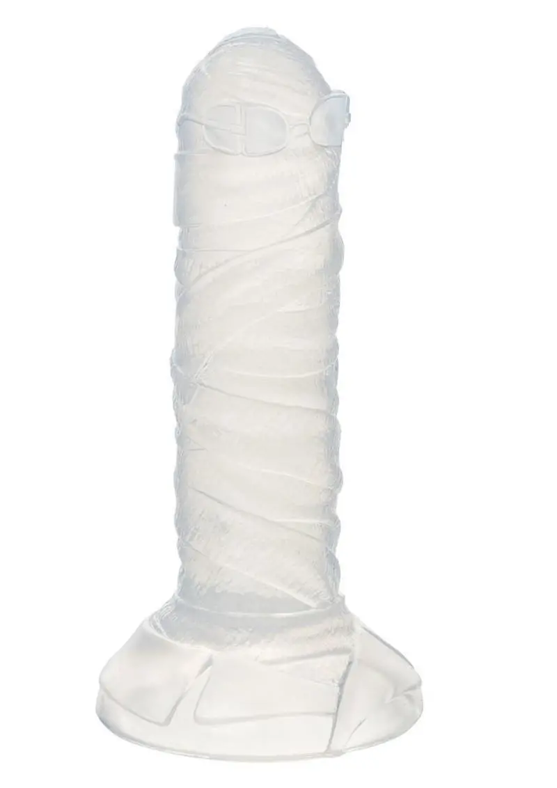 Monster Dong The Invisible Man Silicone Dildo 6In - Clear 1