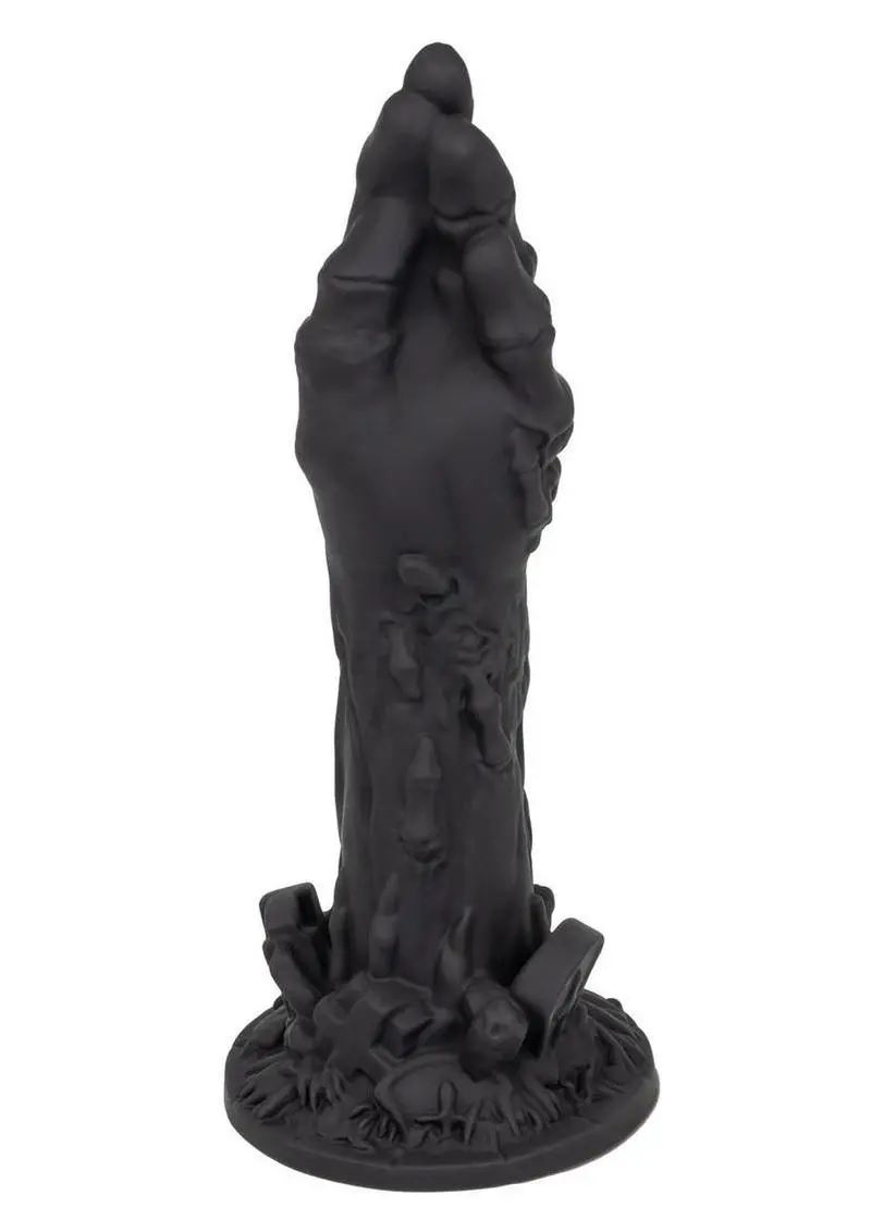 Monster Dong The Zombie Silicone Dildo 9In - Black 1