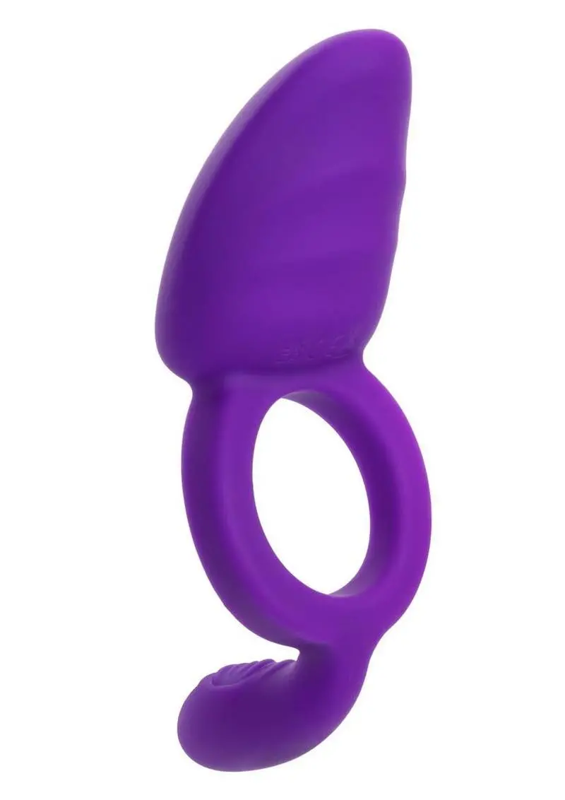 Closer Intimate Rechargeable Silicone Cock Ring Passion - Purple 1