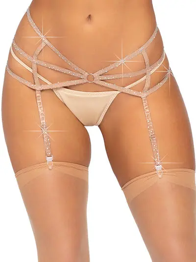 Estée Rhinestone Garter Belt 1