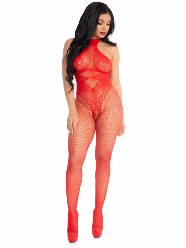 Over You Fishnet Bodystocking 1