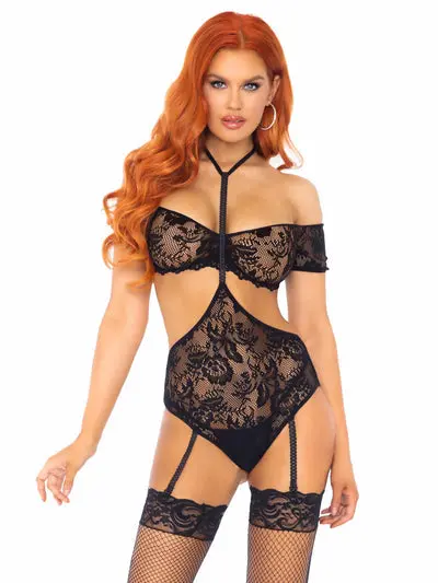 Turn Me On Teddy & Bra Set 1