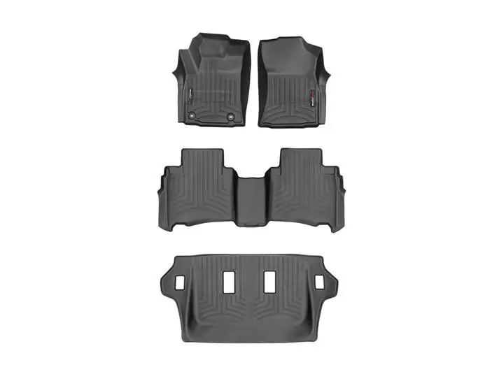 Alfombra Weathertech Para Toyota Fortuner 2016+ >Toyota Innova 2021+ Kit Con Floorliner En Color Negro. 1