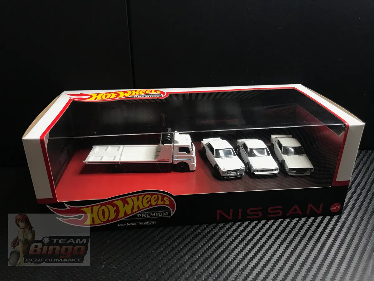 Hot Wheels Premium Nissan Skyline Box Set 2000Gt-R Lbwk C210 Ht 2000Gt-X Truck 1