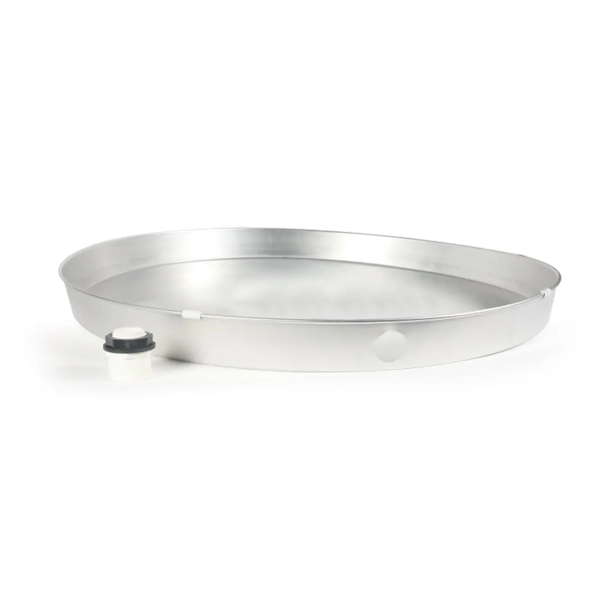 Wh Drain Pan - 22" Id Alum Short W/Pvc Fitting (E/F) 1