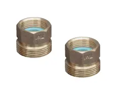 Water Meter Adapter, Set A Full 3/4" Water Meter Into 1" Meter Set (368-0644, A34) 1