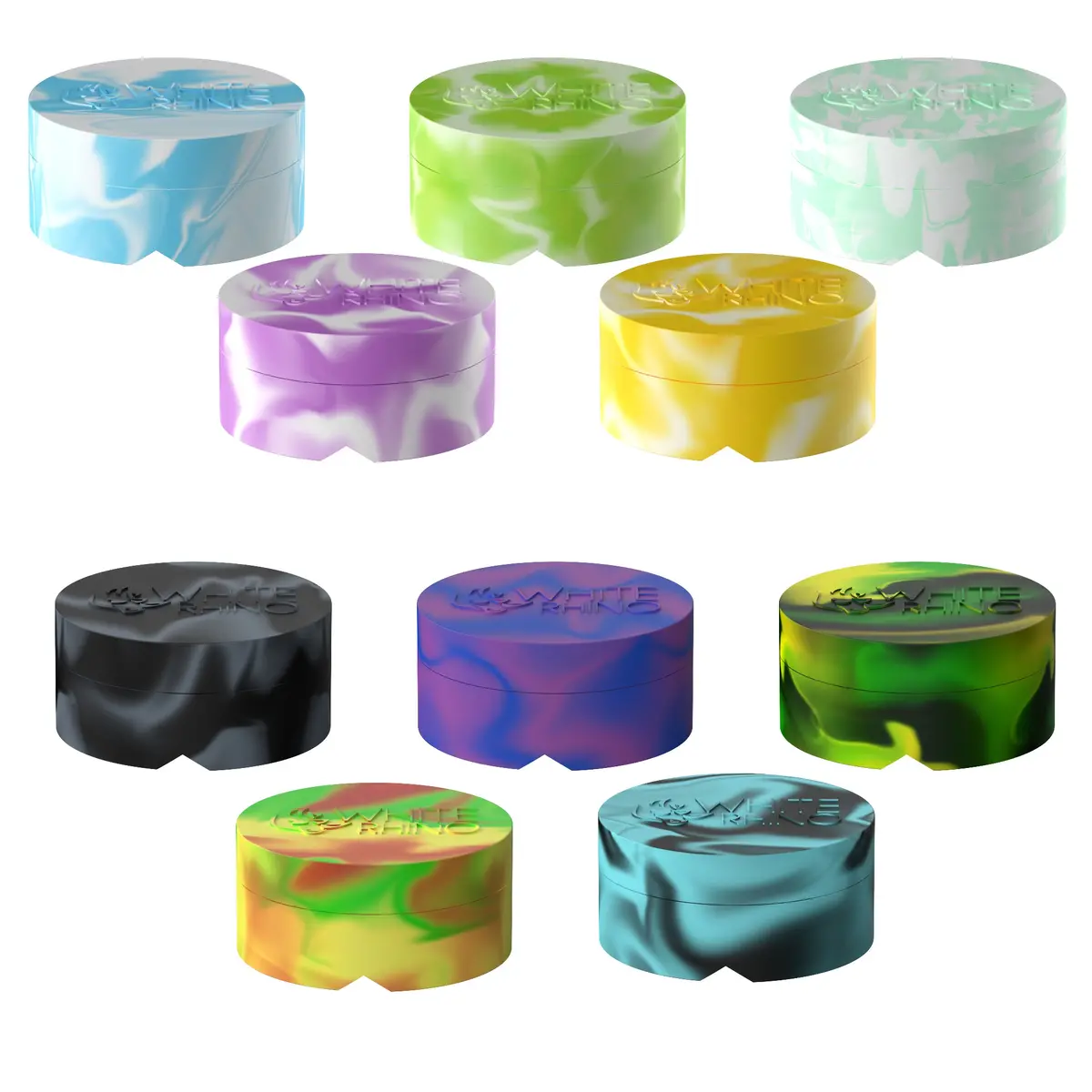 Silicone Spinner Jar Assorted Color 1