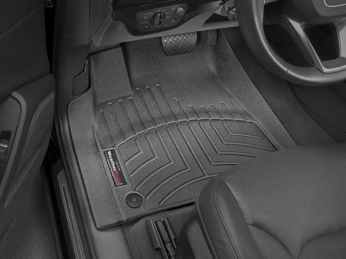 Alfombra Weathertech Bandeja Floorliner 1 Y 2Da Fila Para Audi Q7 Y Q8 2020-2022 En Color Negro 1