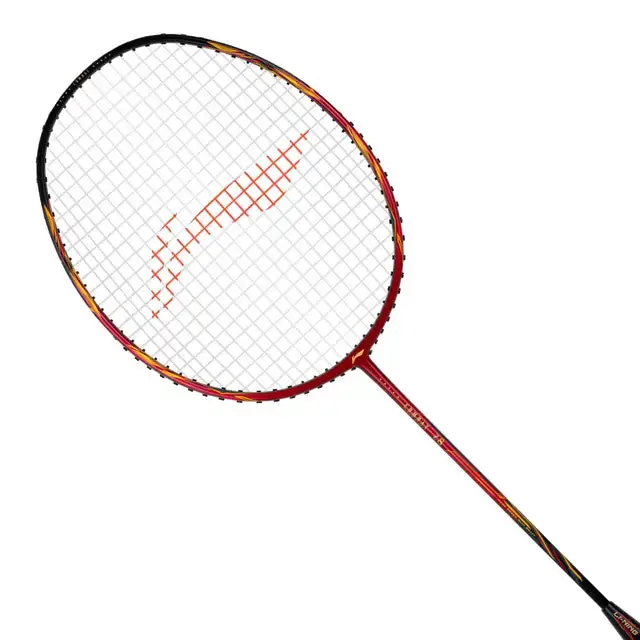 Li-Ning Combat Z8 Badminton Racket (Red/Black/Gold) - 80 Grams 1
