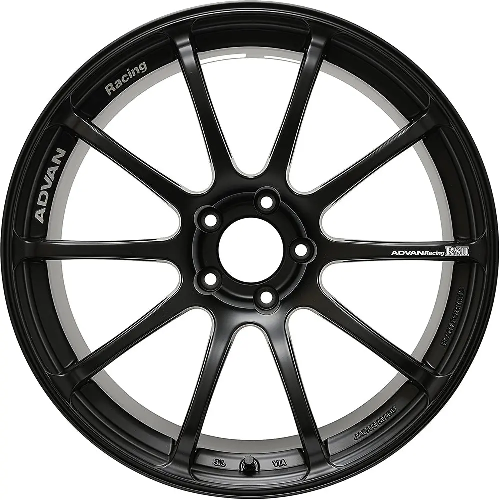 Advan Racing Rsii Wheels - Semi Gloss Black 17X7.5 / 5X114.3 / +48 1