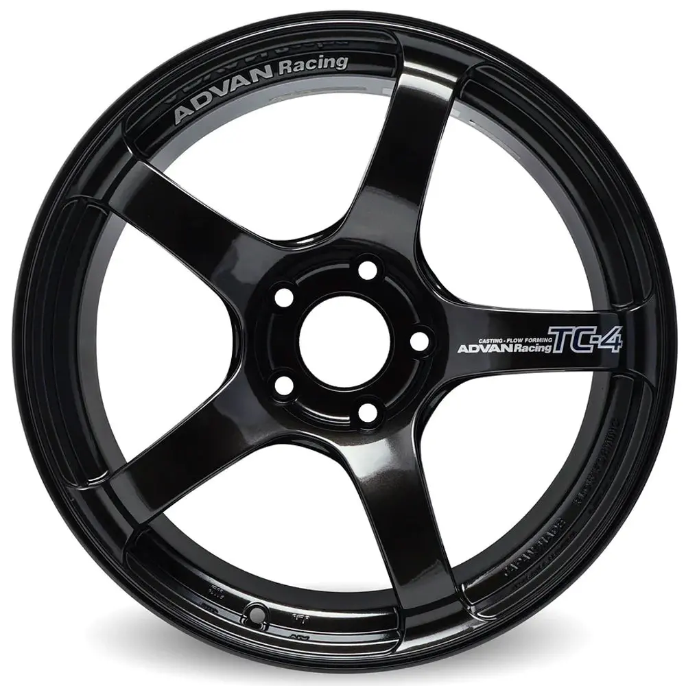 Advan Racing Tc4 Wheels - Gloss Black / 18X9.5 / 5X114 / +35 1