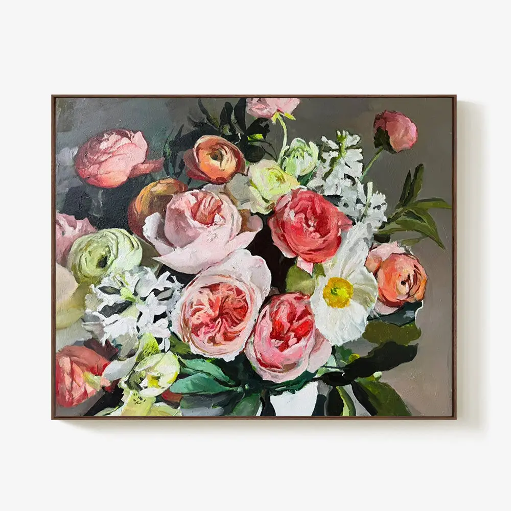 Arrangement In Pink And Green 1