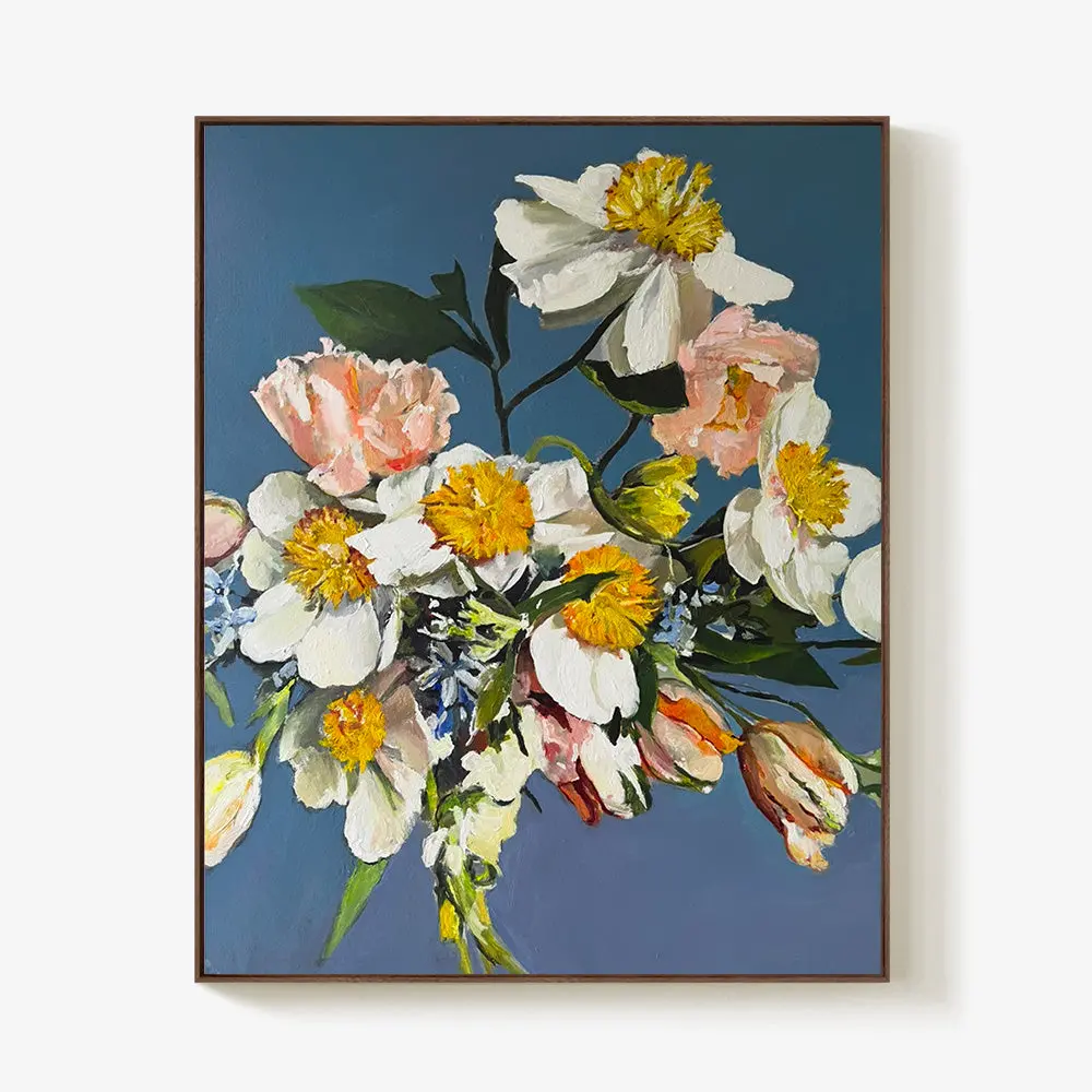 Arrangement In Yellow And Peach 1
