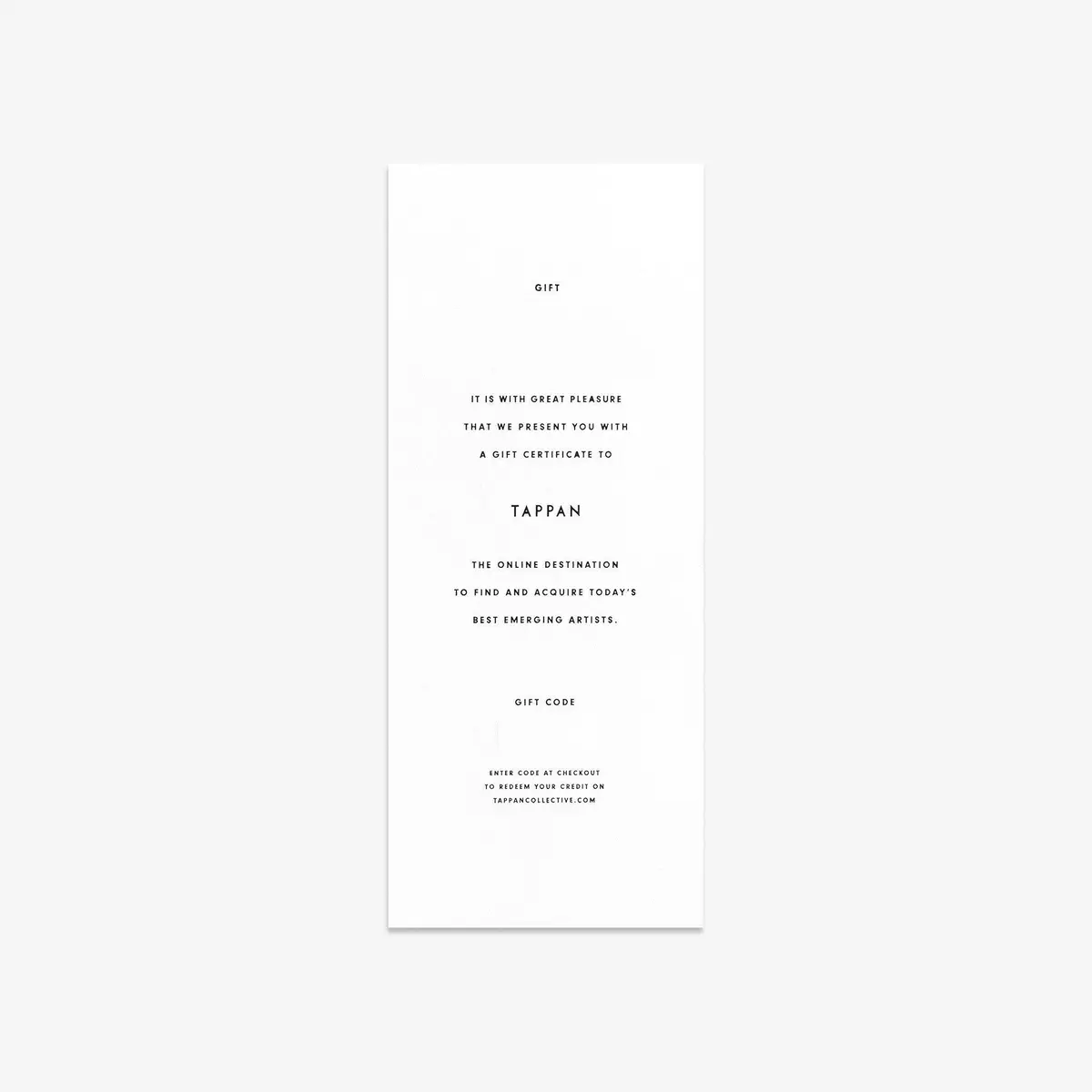 Physical Gift Card 1