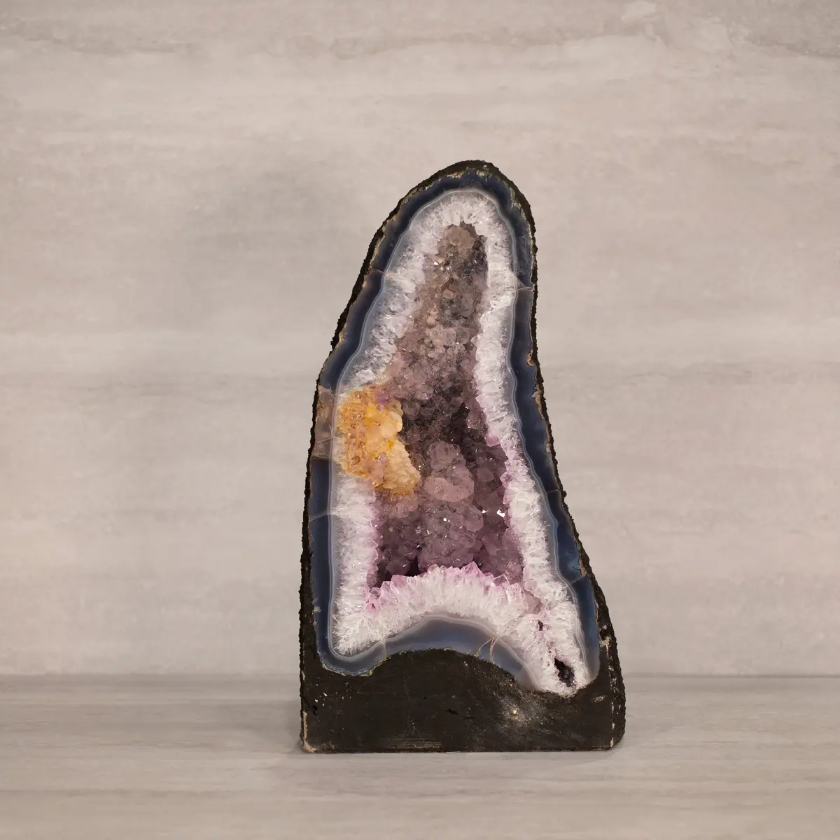 Amethyst Geode Cathedral From Brazil - 17" / 42 Lbs 1