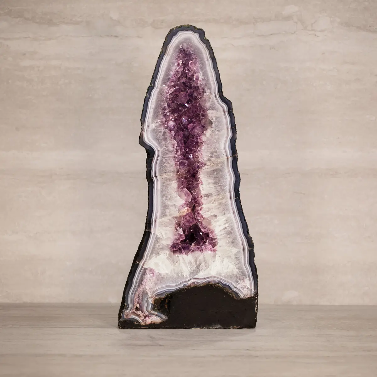 Amethyst Geode Cathedral From Brazil - 20.5" / 40 Lbs 1