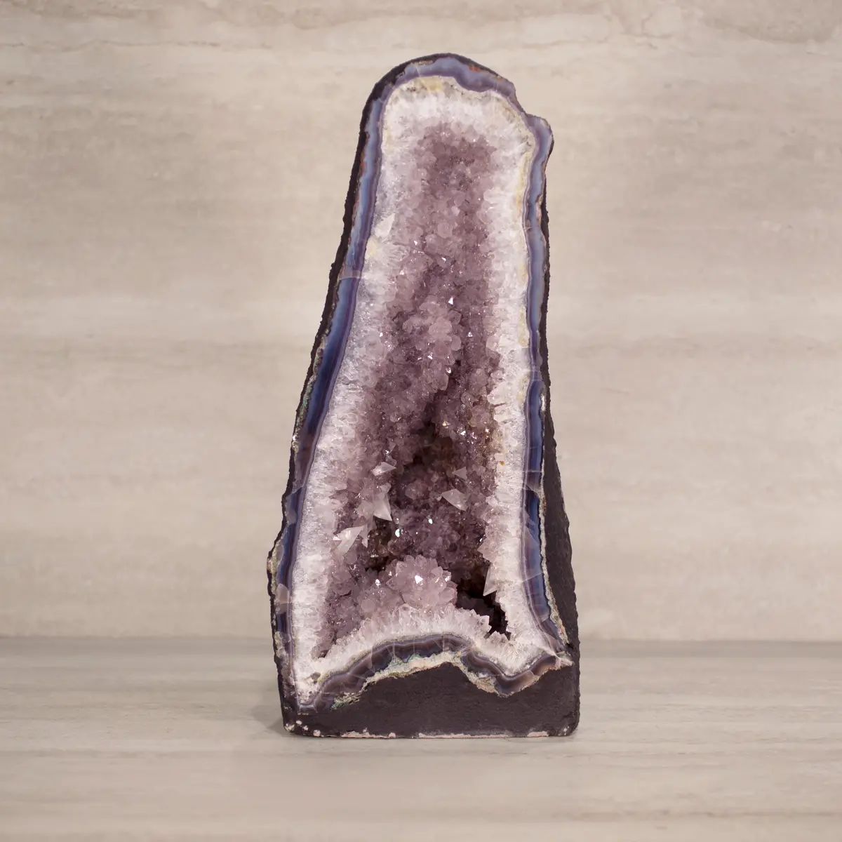 Amethyst Geode Cathedral From Brazil - 19" / 41 Lbs 1