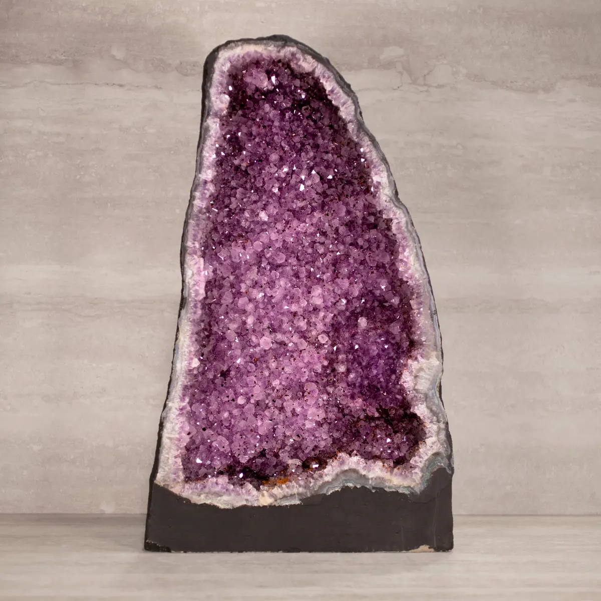 Amethyst Geode Cathedral From Brazil - 22" / 68 Lbs 1