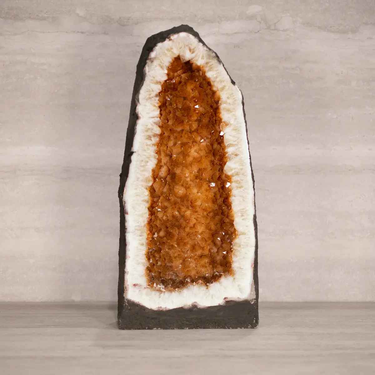 Citrine Geode Cathedral From Brazil - 21" / 50 Lbs 1