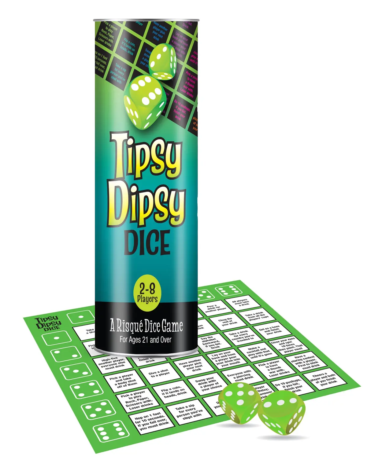 Tipsy Dipsy Dice Game, Drinking Dice Game For Adults 1