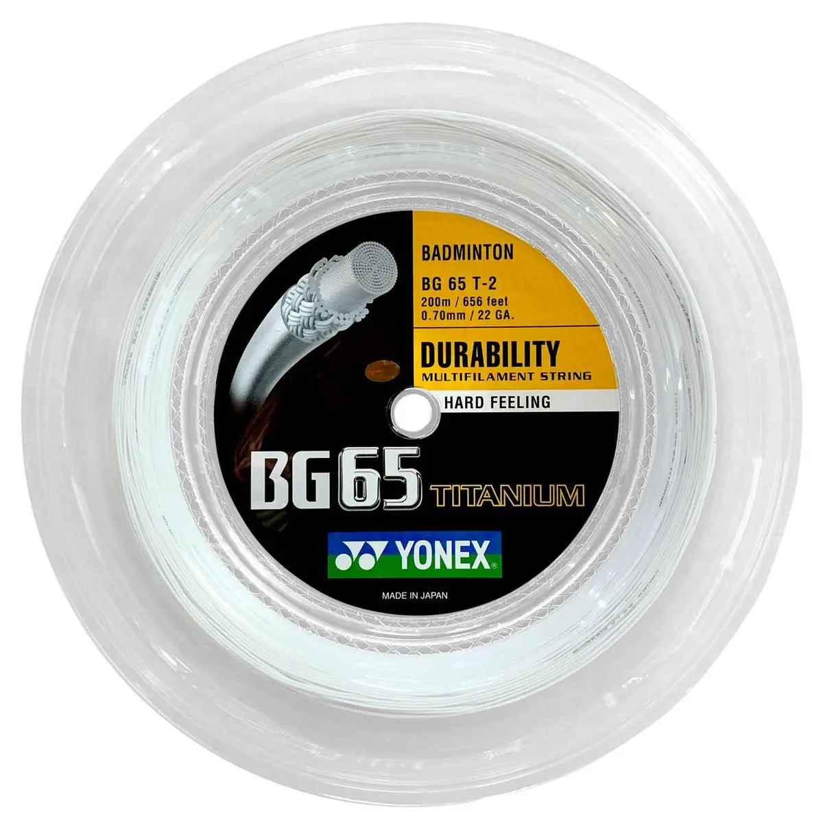 Yonex Bg-65 Ti Badminton String Reel (200M) 1