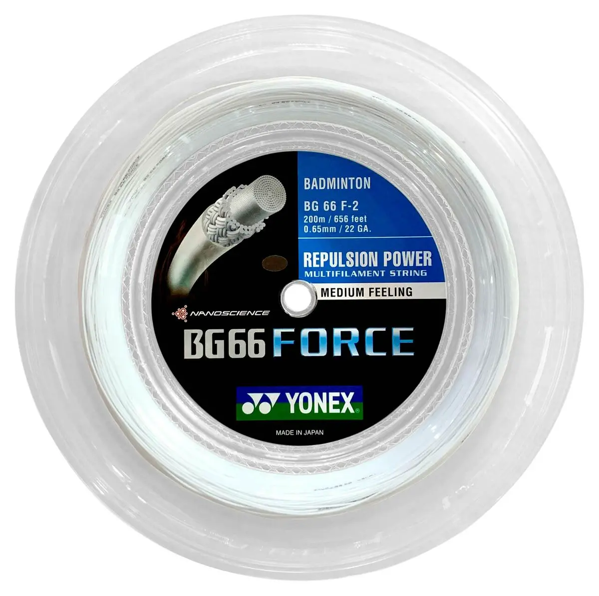 Yonex Bg-66 Force Badminton String Reel (200M) 1