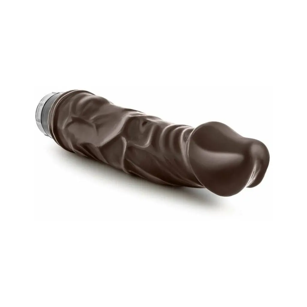 Dr. Skin - Cock Vibe 6 - 8.75 In Vibrating Dong - Chocolate 1